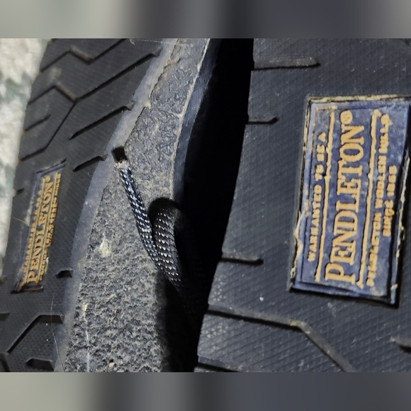 Pendleton Women's Islegate Lace-Up Wedge Waterproof Sz 7 Black Gray Lace-Up Boot - Picture 5 of 7